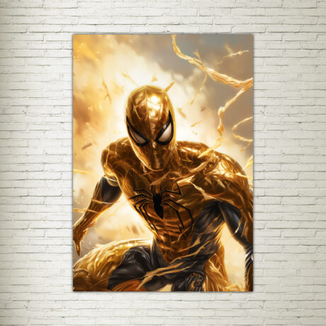 Quadro su tela Spider-Man Gold - Quadro su Tela - Marvel e Cinema