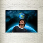 Quadro su tela Diego The King of the World