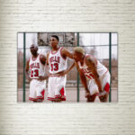 Quadro su tela Jordan Basket Street