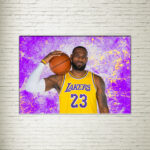 Quadro su tela Lebron Violet