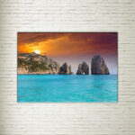 Quadro su tela Faraglioni Tropical