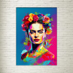Quadro su tela Frida Kahlo Pop Art