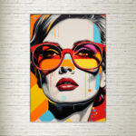 Quadro su tela Sunglass Pop Art