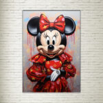 Quadro su tela Minnie Luxury