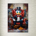 Quadro su tela Paperon Duck Boss
