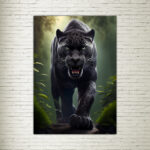 Quadro su tela Jungle Panther