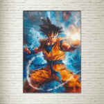 Quadro su Tela Dragon Ball Goku Space