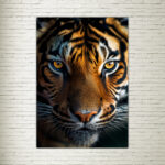 Quadro su tela Eye of Tiger