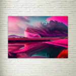 Quadro su tela Pink Sky