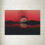Quadro su tela Sunset concept