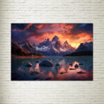 Quadro su tela Rocky mountain