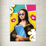 Quadro su tela Gioconda Influencer