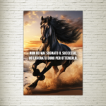 Quadro su tela Motivational Stallion