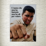 Quadro su tela Muhammad Alì Motivazionale