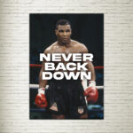 Quadro su tela Never Back Down
