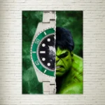 Quadro su Tela Rolex Hulk