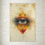 Quadro su Tela Eyes Abstract
