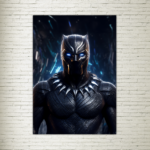 Quadro su tela Black Panther skyblue