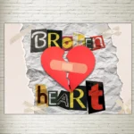 Quadro su Tela Broken Heart