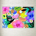 Quadro su Tela Colorful Pattern