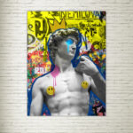 Quadro su Tela Colorful Punk