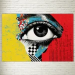Quadro su Tela Eyes Colour