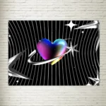 Quadro su Tela Heart Space