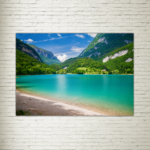 Quadro su tela Lago Trenno