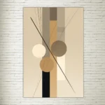 Quadro su Tela Linear Vertical Minimal