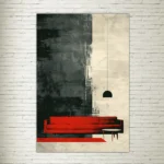 Quadro su Tela Red Sofà