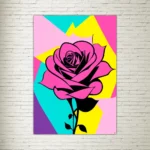 Quadro su Tela Rose Color
