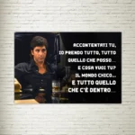 Quadro su Tela Scarface Motivazionale