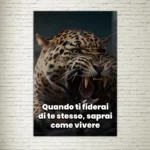 Quadro su Tela Tiger Motivazionale