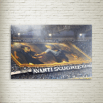 Quadro su Tela 4° Scudetto del Napoli Campioni d'Italia "Avanti Scugnizzi" Curva B