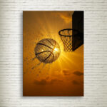 Quadro su Tela Basket Sun