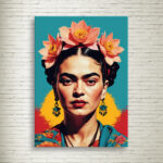 Quadro su Tela Frida Flowers
