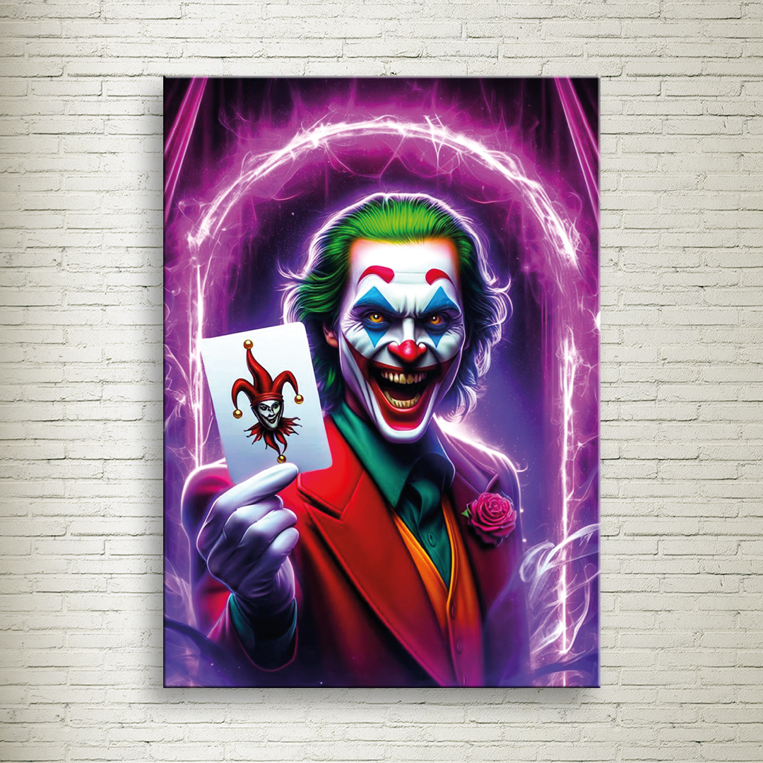 img-1 - 2025-07-04T125959.963 Quadro su Tela Iron Joker Jolly - immagine 1