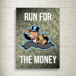 Quadro su Tela Monopoly Run