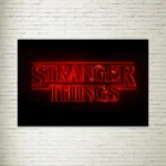 Quadro su tela Stranger Things Logo