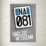 Quadro su tela Targa NA 081