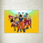 Quadro su tela Goku Power