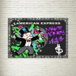 Quadro su tela Monopoly Dollar