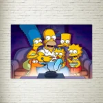 Quadro su tela Simpson TV