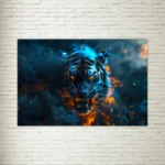 Quadro su tela Tiger Fire