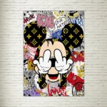 Quadro su tela Topolino Luxury