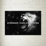 Quadro su tela White Lion